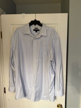 Pronto Uomo Light Blue Pinstripe Dress Shirt